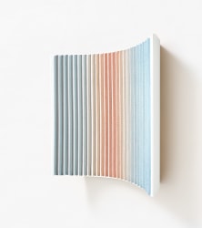 Bori Moon, Weave Wave: Skyblue toward Orange