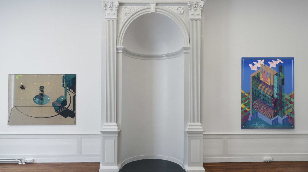 Raymond Barion, 'Isometric Landscapes', een solotentoonstelling door Raymond Barion in Upstream Gallery, 2016