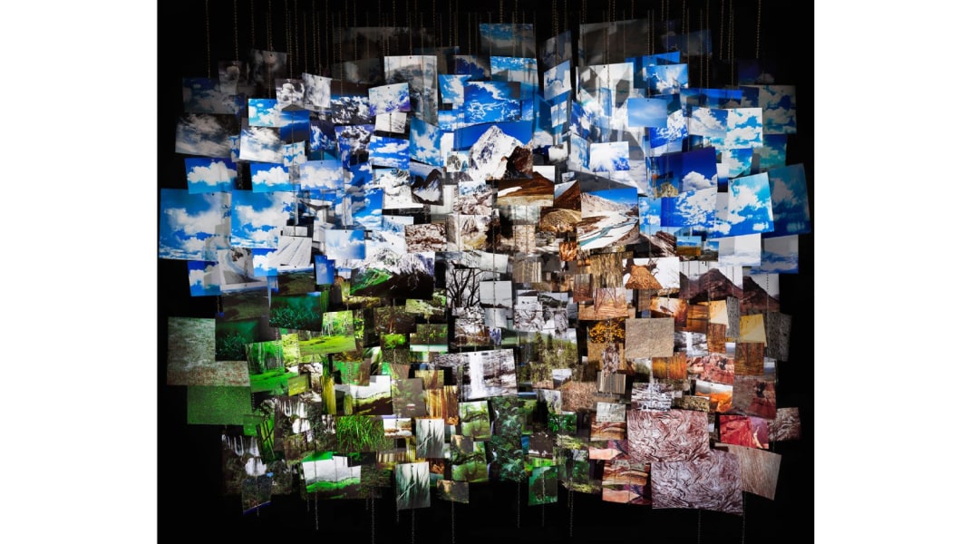 Ola Lanko, 'Mountain' at KunstHaus Wien, exhibition Visions of Nature, Vienna 2017