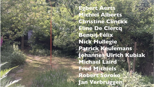 Yes we are open! (After walking around the park), Benoît Felix, Johannes Ulrich Kubiak, Nick Hullegie, Christine Clinckx, Robert Soroko, Fred Michiels, Jan Verbruggen, Patrick Keulemans, 