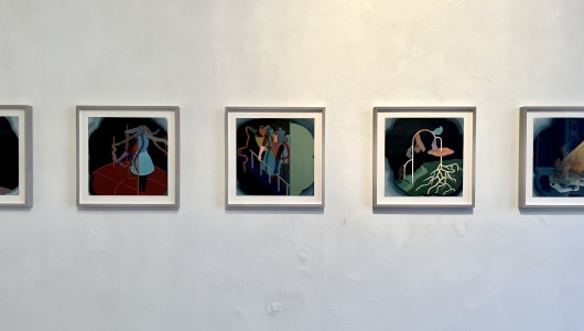 Lingering on the Rim II - Drawings, Otobong Nkanga, 