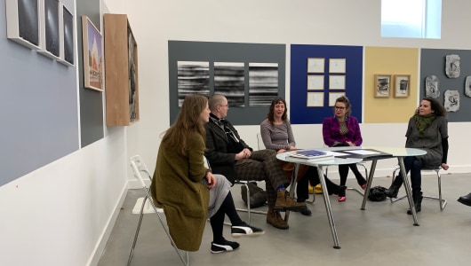 CONVERSATIONS. Boeske in gesprek met....., Simone Albers, Inge Reisberman, Lenneke van der Goot, Helen Vergouwen, Maaike Kramer, Lon Godin, Louise te Poele, Anya Janssen, Jan Maarten Voskuil, Rob Bouwman, 