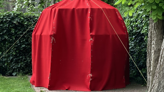 Sculptures outside, Art Rotterdam 2023, Regula Maria Müller, Jan Smejkal, 