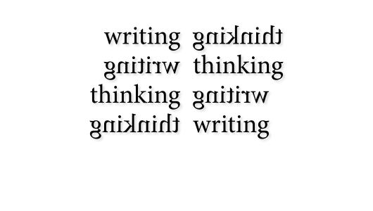 Thinking - Writing, Gaston De Mey, Alain Arias-Misson, Wim Nival, Paul De Vree, Maarten Inghels, 
