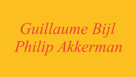 Guillaume Bijl & Philip Akkerman, Philip Akkerman, Guillaume Bijl, 