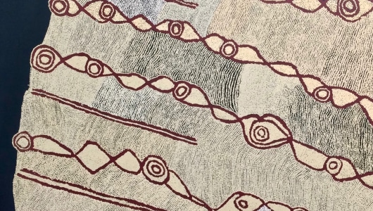 Interwoven Worlds, Zhuang Hong Yi, Kudditji Kngwarreye, George 'Hairbrush' Tjungurrayi, Paddy Nyunkuny Bedford, Jake Tjapaltjarri, Kayi Kayi Nampitjinpa, Tjawina Porter Nampitjinpa, Yinarupa Nangala, Jorna Nelson Napurrula, Walala Tjapaltjari, Ray James Tjangala, 