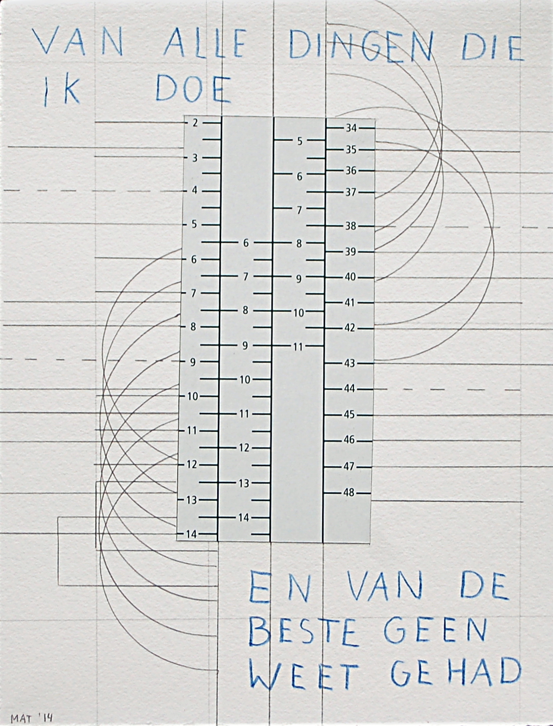 van alle dingen die ik doe Mat van der Heijden Galle...