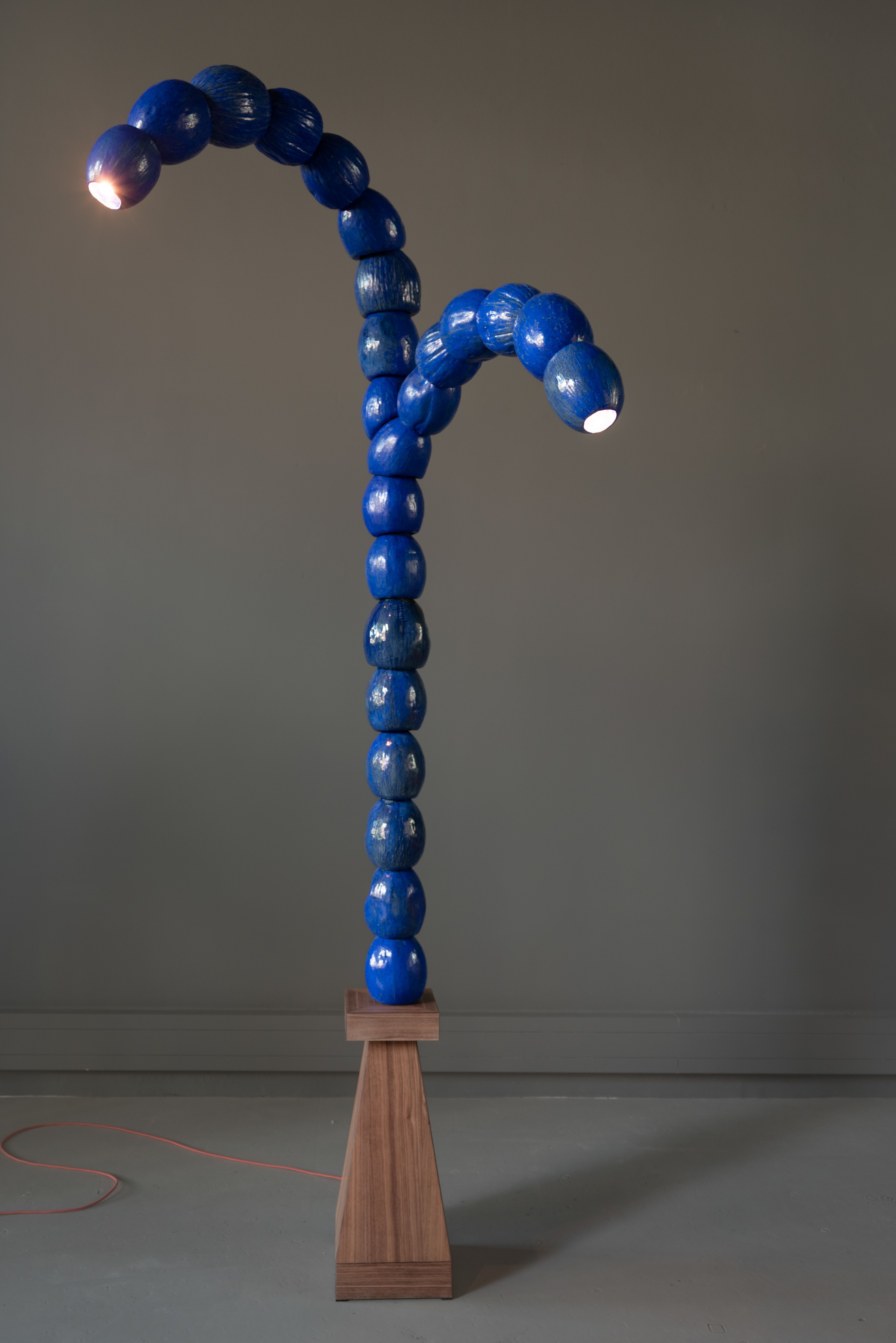 Curved Totem - Blue | REM Atelier | Gallery Viewer