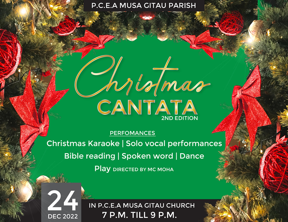 P.C.E.A Musa Gitau Youth Christmas Events Posters
