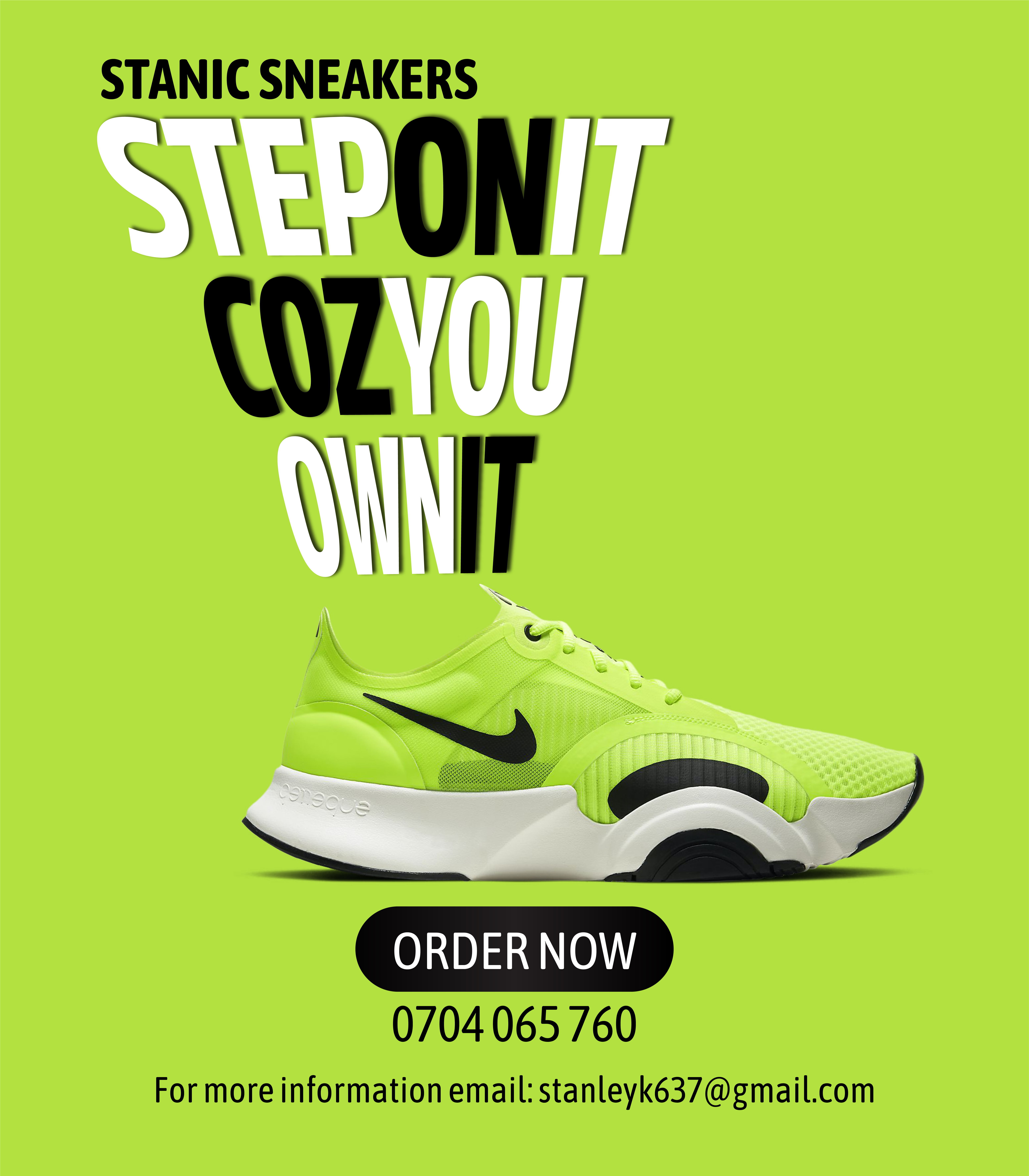 Stanic Sneakers Poster