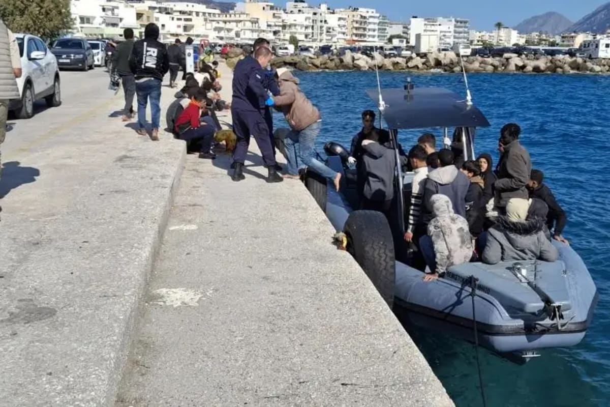 Migrants transferred from Crete as Greece manages increased arrivals through Mediterranean routes.