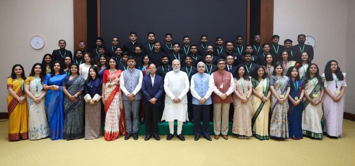 PM Modi Urges Young Diplomats to Strengthen People-Centric Global Engagement - NationPath Image