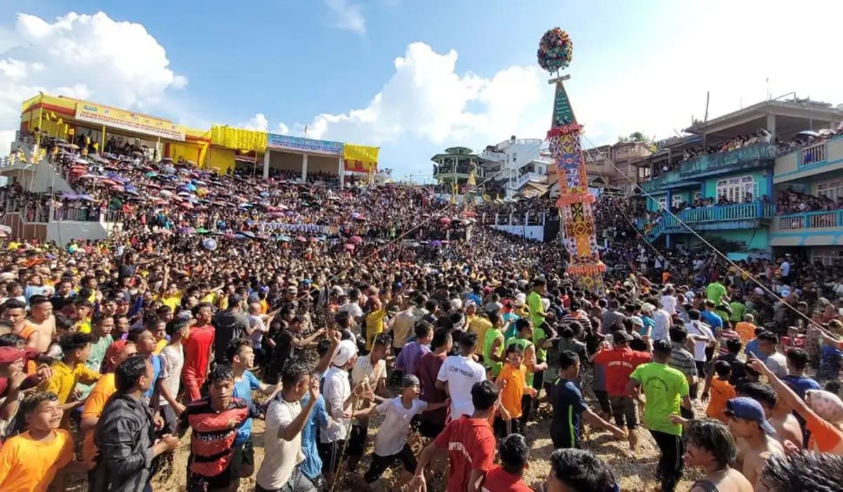 Behdieñkhlam 2026 celebrations at Aitnar in Jowai, Meghalaya