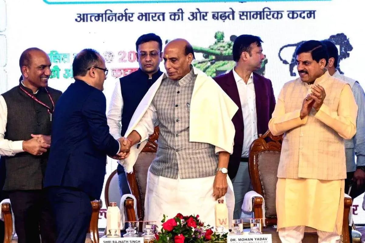 Rajnath Singh lays foundation stone for tank overhaul facility at Vehicle Factory Jabalpur
