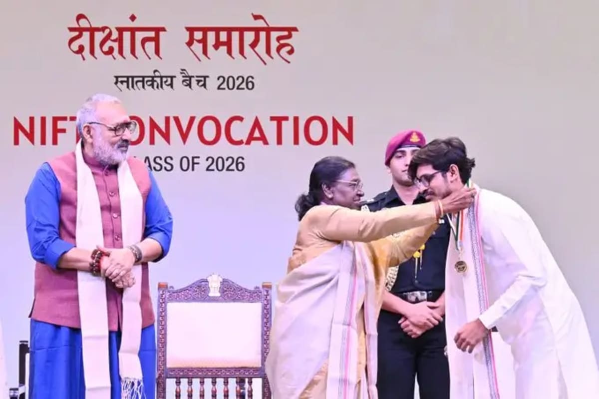 President Droupadi Murmu at NIFT Combined Convocation 2026 in New Delhi