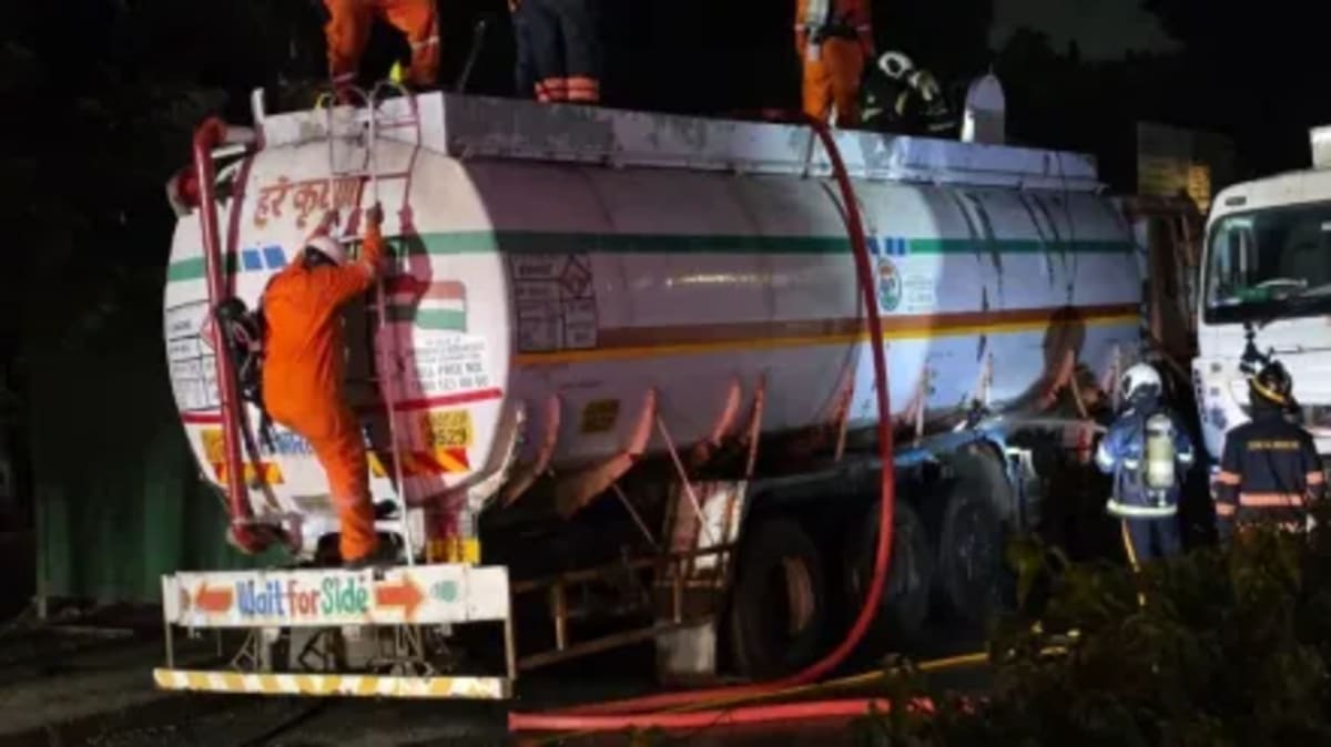 Benzene tanker leak in Chembur Mumbai
