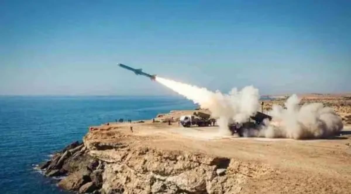 Iranian missile launch during escalating US-Iran tensions