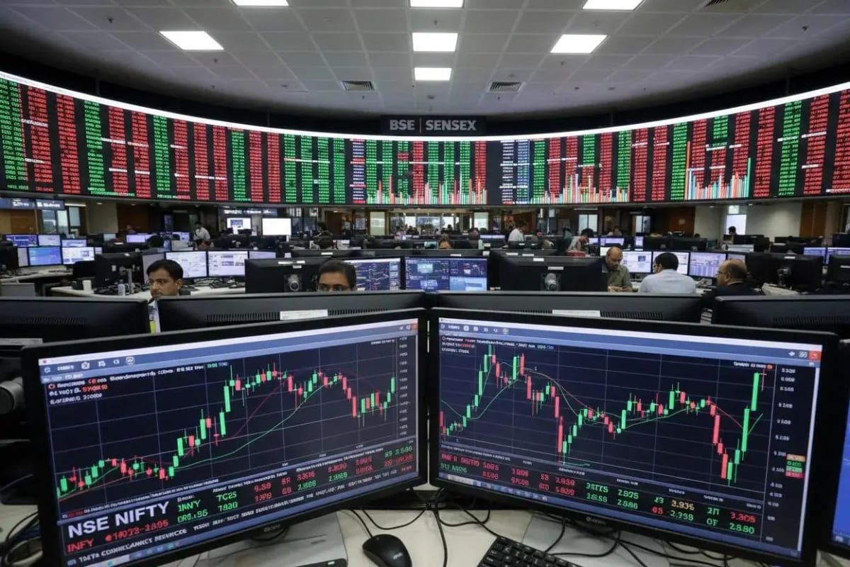Sensex and Nifty fall as crude oil prices and global tensions pressure Indian stock market