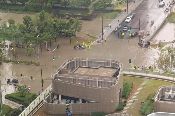 Typhoon Dolphin hits Zhejiang coast in eastern China on August 9, 2026