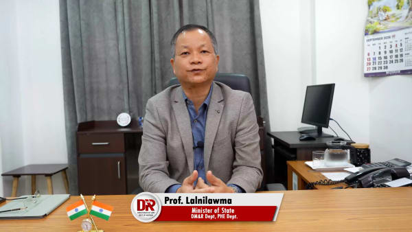 Heavy rains trigger landslides and road disruptions across Mizoram