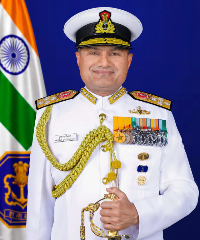 Navy Chief Admiral Krishna Swaminathan Begins Four-Day Mauritius Visit to Strengthen Maritime Ties - NationPath Image