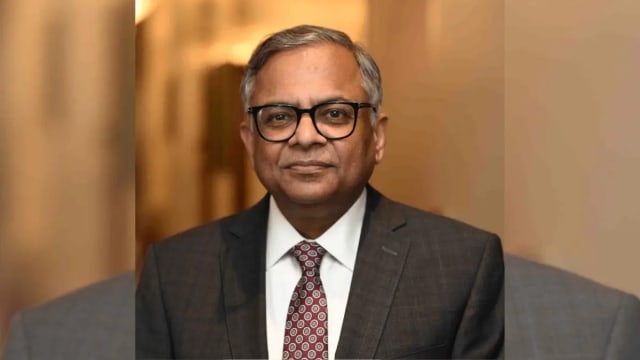 N Chandrasekaran, Tata Sons chairman, announces decision not to seek reappointment after February 2027.