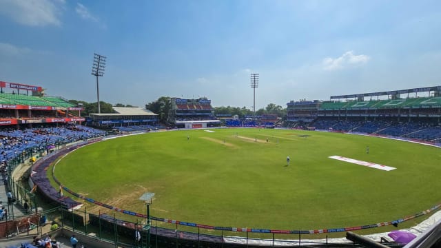 India and Afghanistan players during a T20 International match