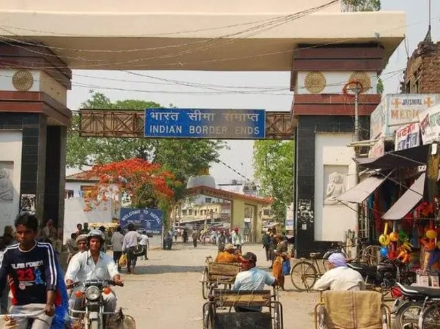 India Nepal border boundary pillar amid renewed attention to the Sugauli Treaty