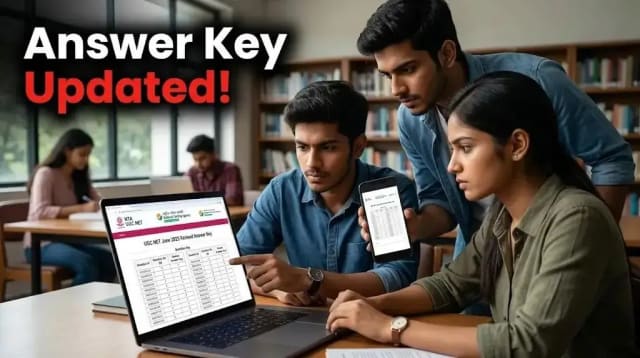 UGC-NET June 2026 answer key and candidate response sheet released by NTA