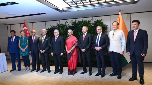 Indian ministers prepare for the fourth India-Singapore Ministerial Roundtable in Singapore.