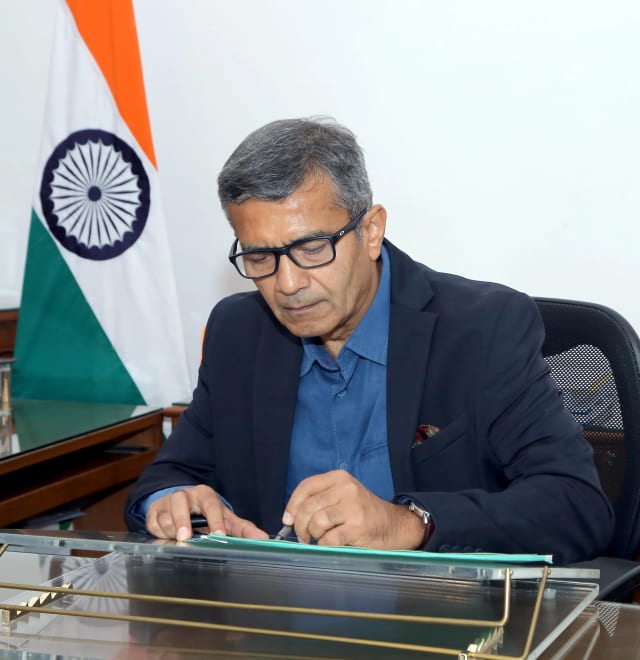 Defence Secretary Rajesh Kumar Singh meets Armenian officials during his two-day visit to Armenia.