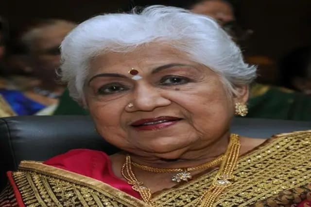 Veteran South Indian actress Sowcar Janaki during her long film career.