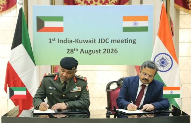 India Kuwait Joint Defence Committee inaugural meeting in New Delhi