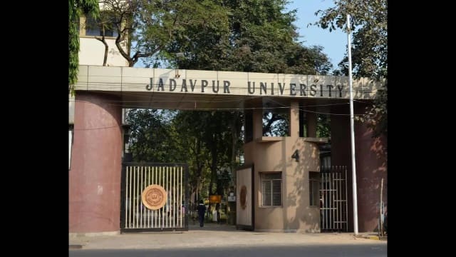 Jadavpur University campus in Kolkata amid PhD admission controversy