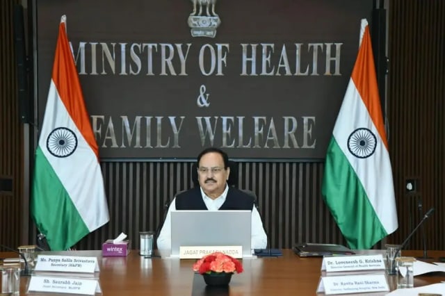 J.P. Nadda reviews RHTC Najafgarh healthcare facilities in New Delhi