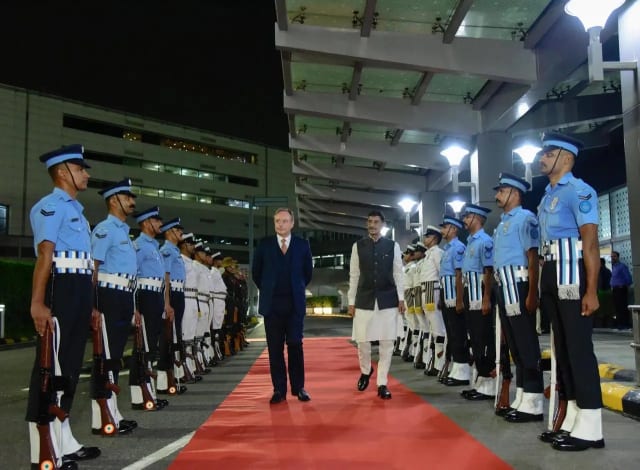 Belgian Prime Minister Bart De Wever arrives in New Delhi for official India visit