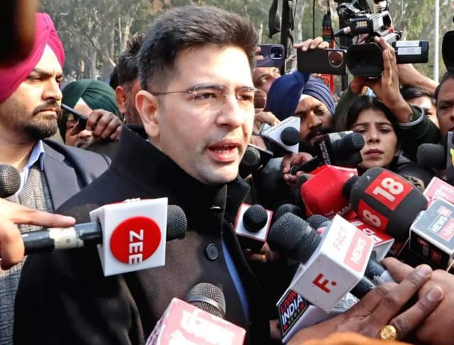 Raghav Chadha amid controversy over his name in Punjab draft voter roll