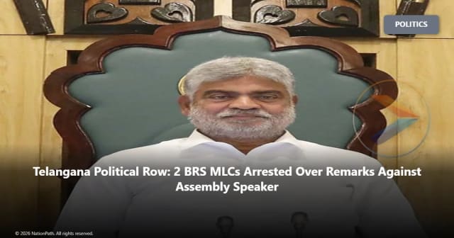 Telangana Assembly Speaker Gaddam Prasad Kumar during a session of the Telangana Legislative Assembly.