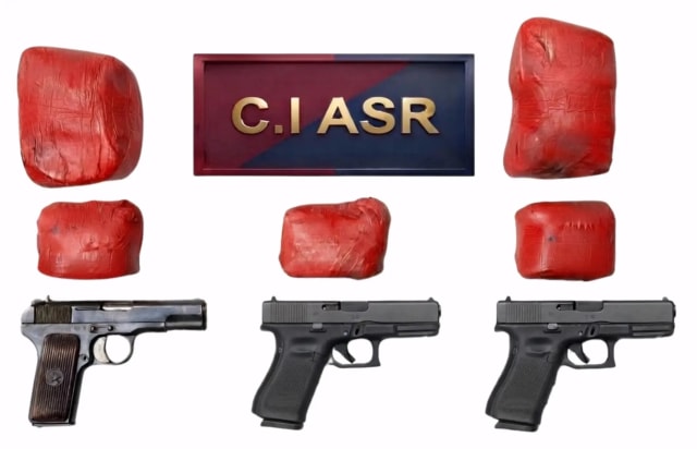 Punjab Police recovers crystal methamphetamine and foreign-made pistols in Amritsar drug arms bust