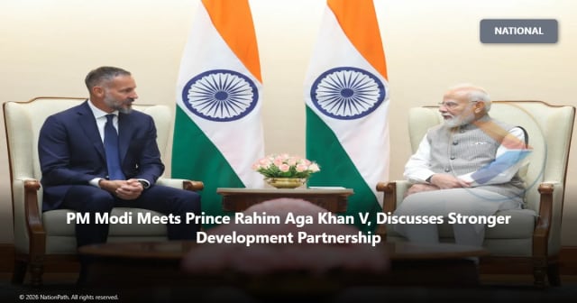 PM Modi meets Prince Rahim Aga Khan V in New Delhi to discuss development cooperation