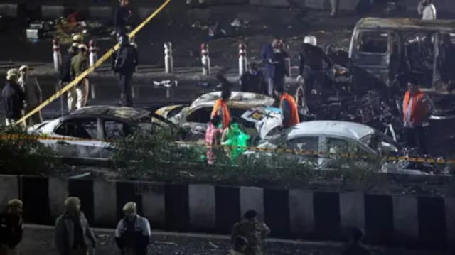 Archival image representing a bomb blast as NIA investigates the Red Fort blast case
