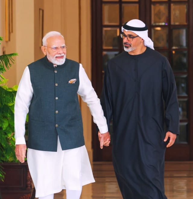 India-UAE Ties Get Fresh Push as Modi Meets Abu Dhabi Crown Prince - NationPath Image