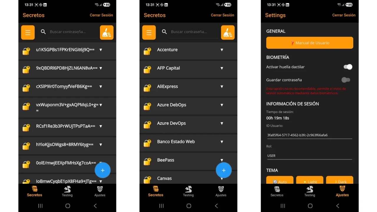 Password Manager (Android Maui)