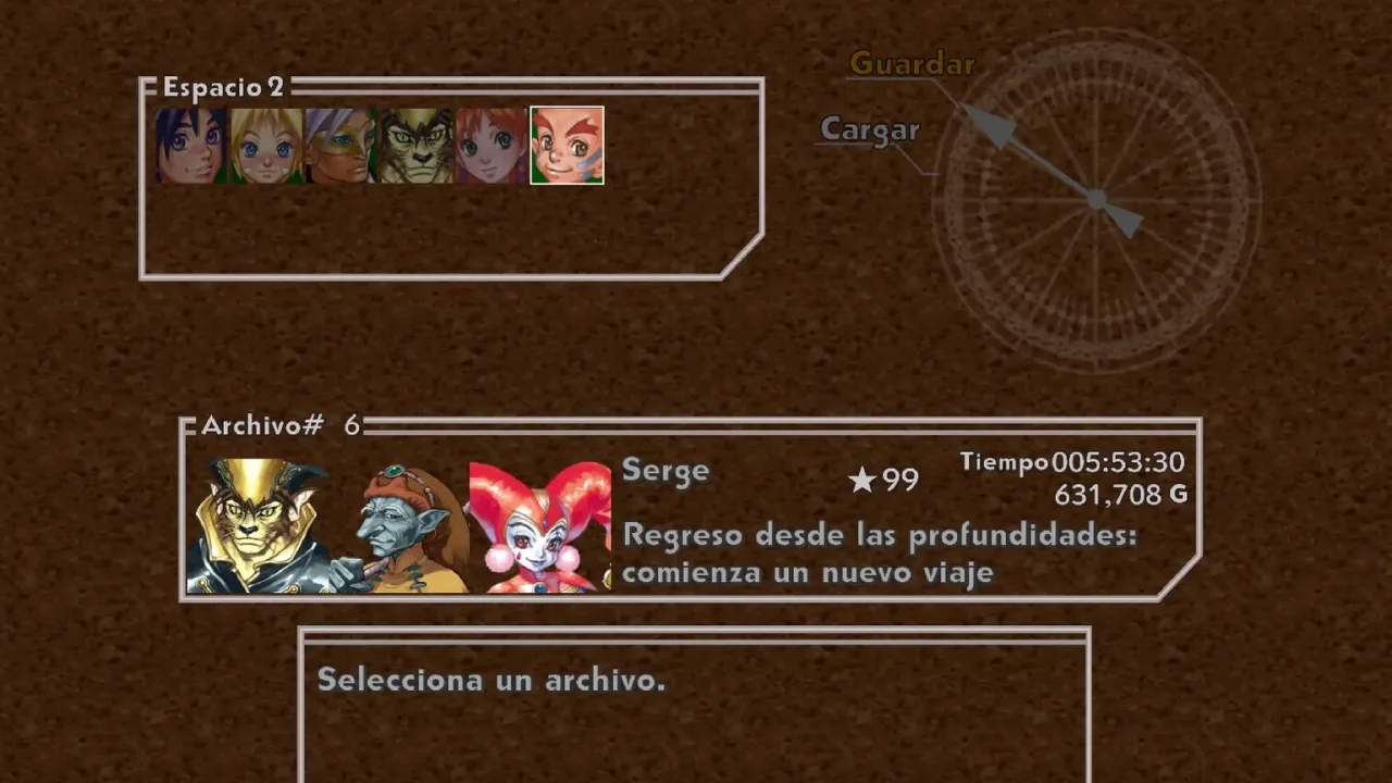 Guardar partida
