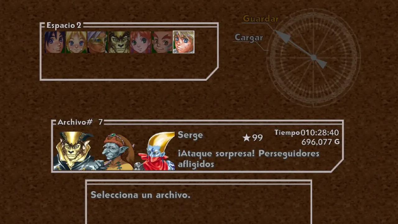 Guardar Partida