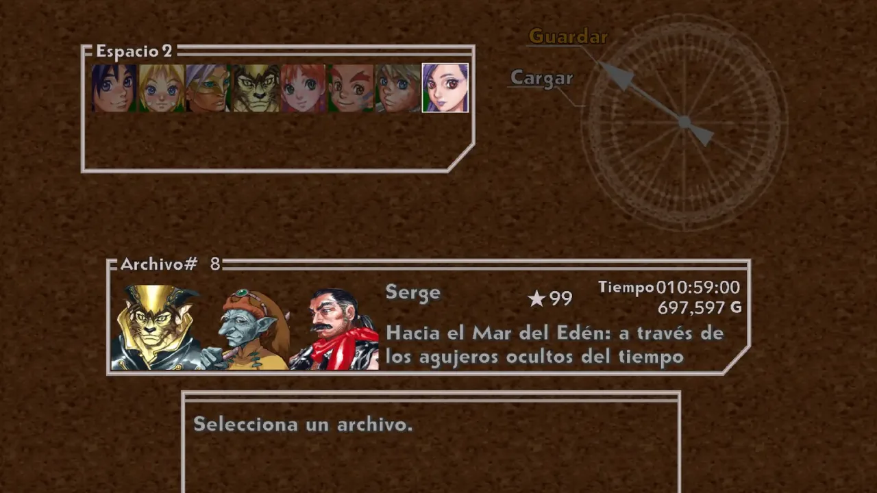 Guardar partida
