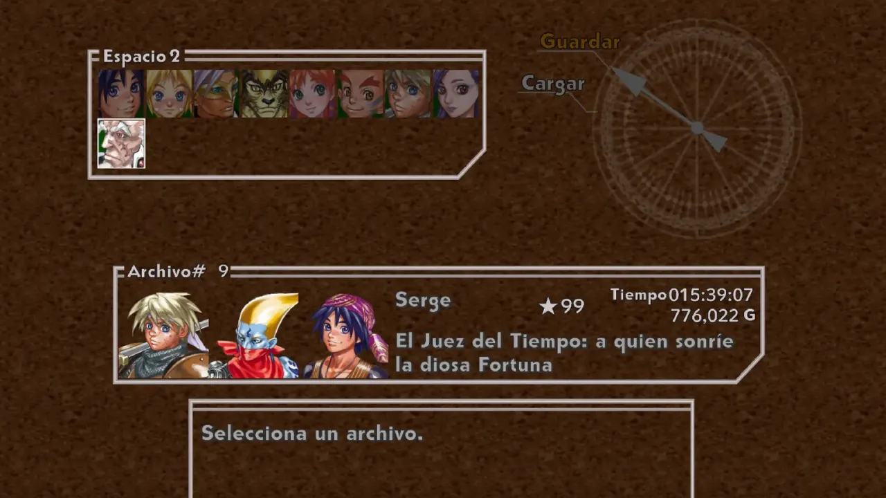 Guardar partida