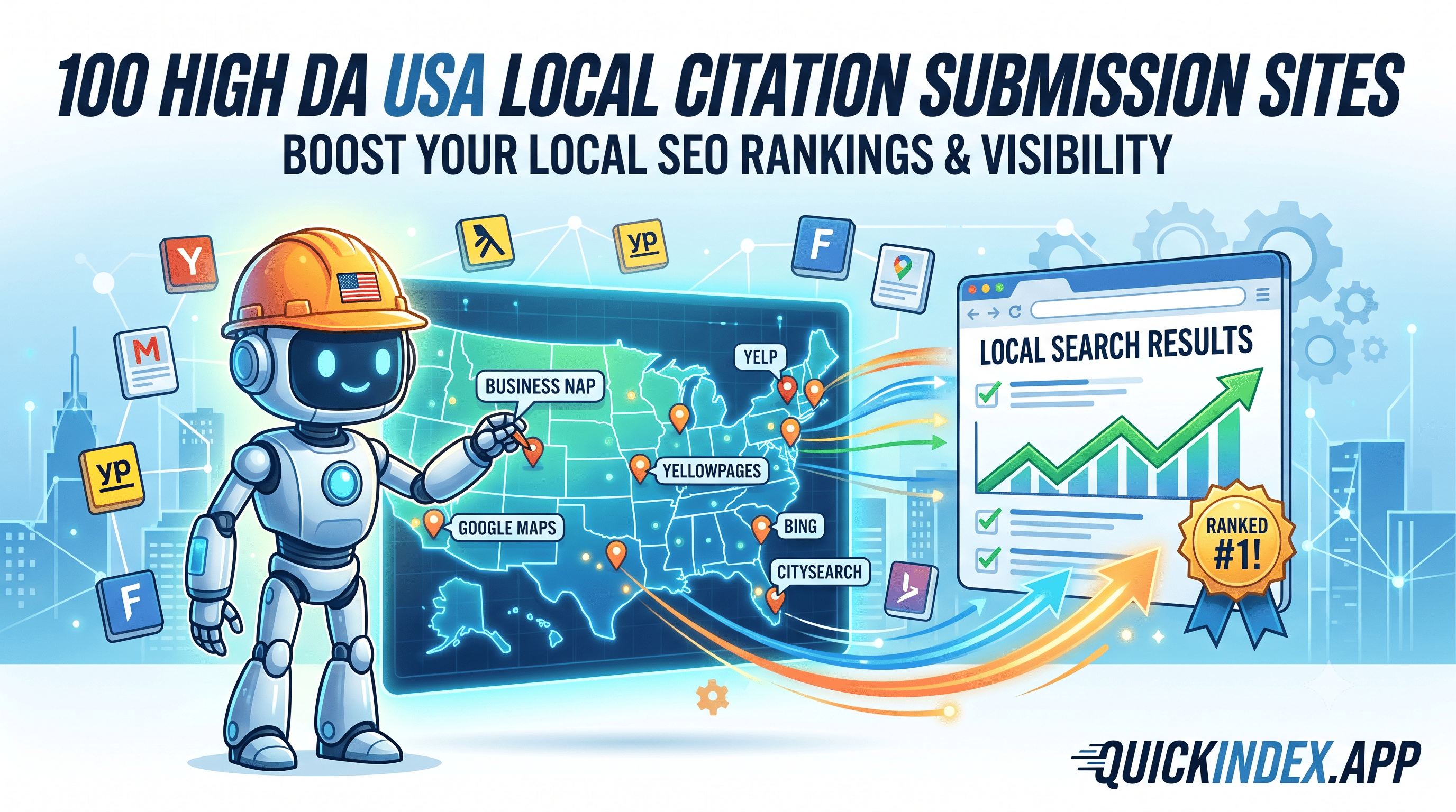 100 High DA USA Local Citation Submission Sites