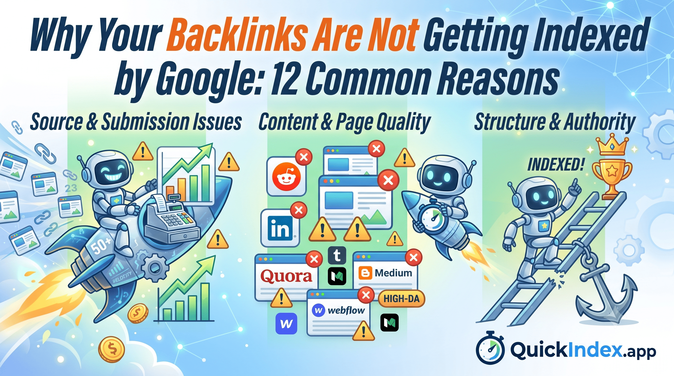 Why Your Backlinks Are Not Getting Indexed by Google: 12 Common Reasons
