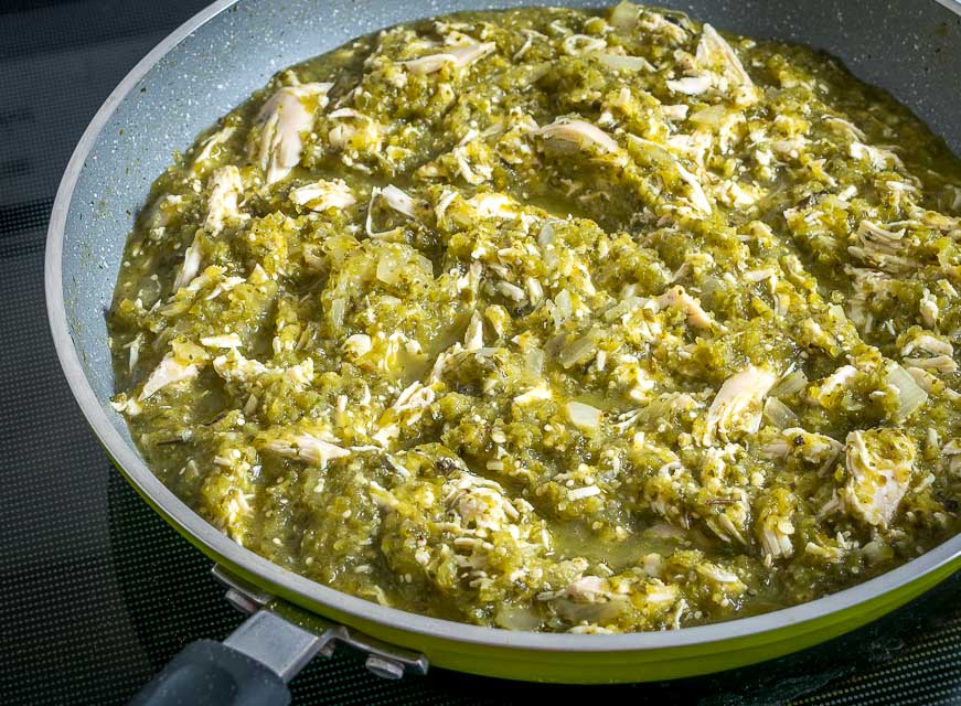 Mexican Shredded Chicken Filling
